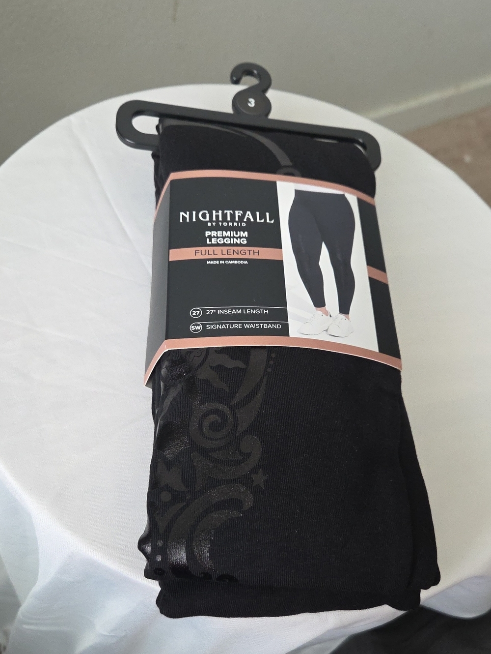 Torrid Nightfall Full Length Sun & Thorn Black Legging Plus Size 3 3X